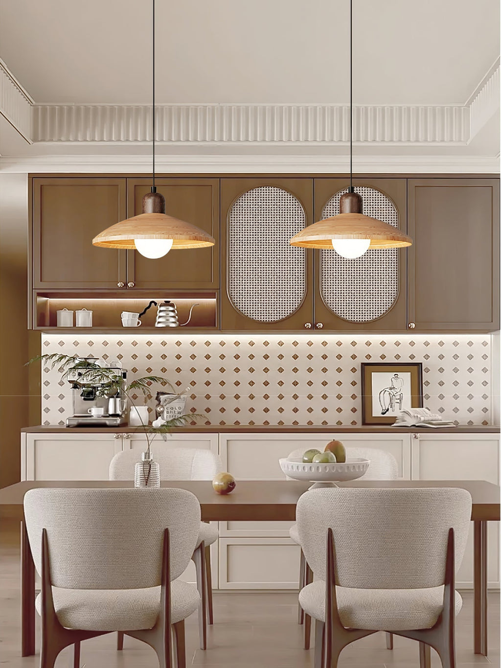 Ovelelle Polyethylene Pendant Light-Moonnatur