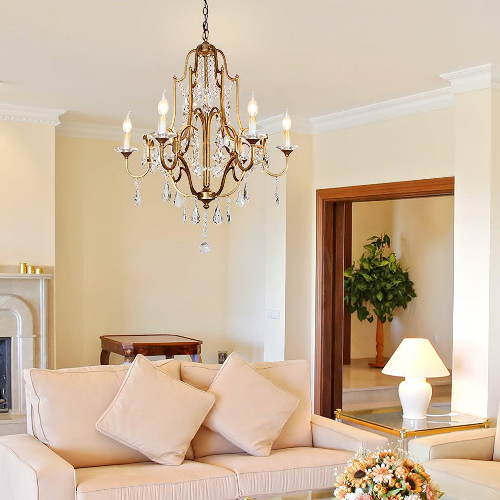 Idenena Crystal Chandelier-Moonnatur