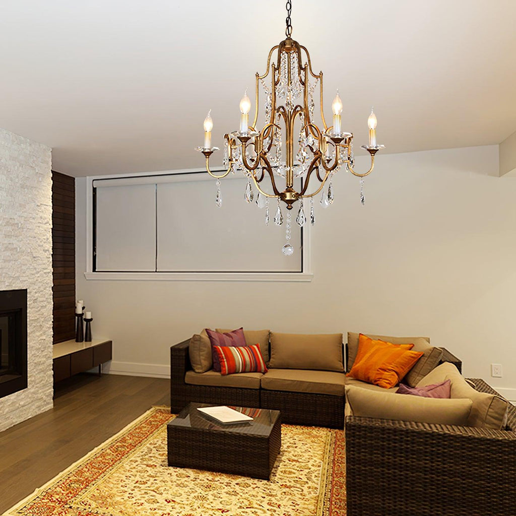 Idenena Crystal Chandelier-Moonnatur