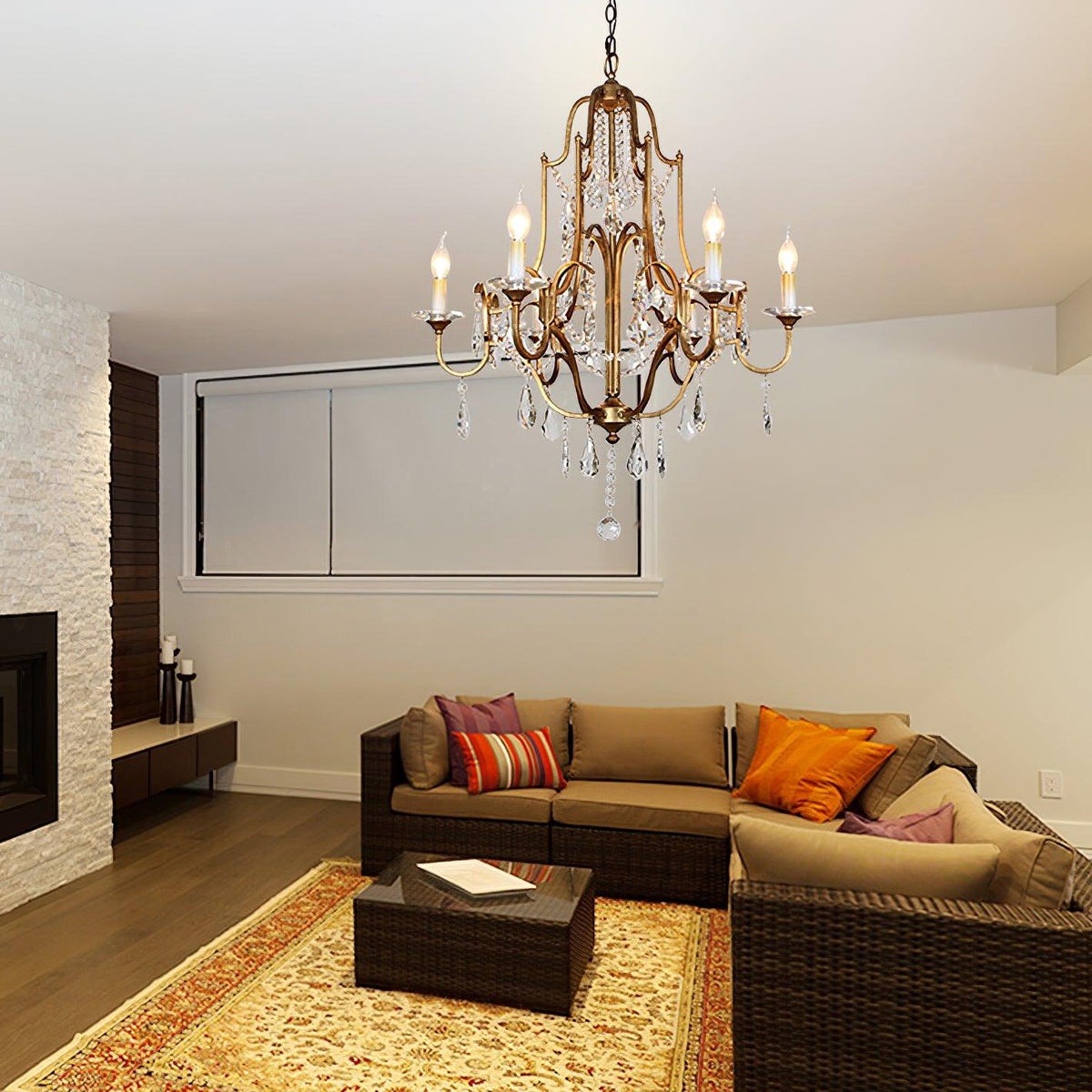 Idenena Crystal Chandelier-Moonnatur
