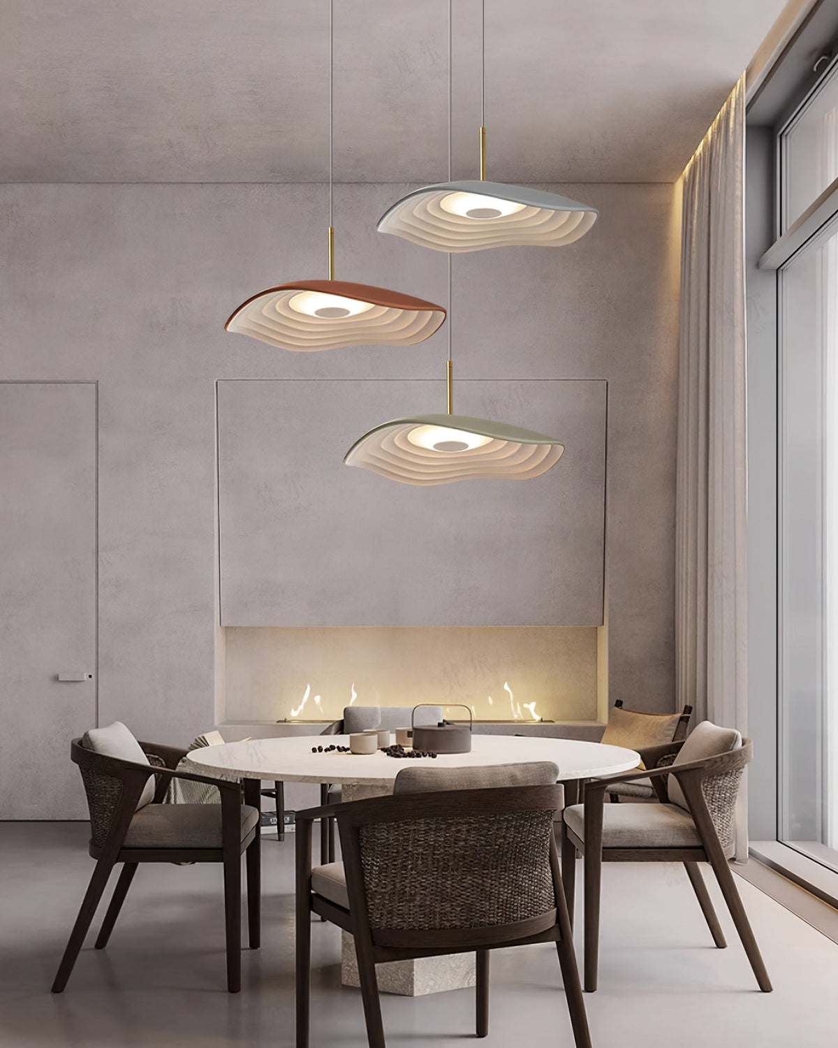 Sardenenora Resin Pendant Light-Moonnatur