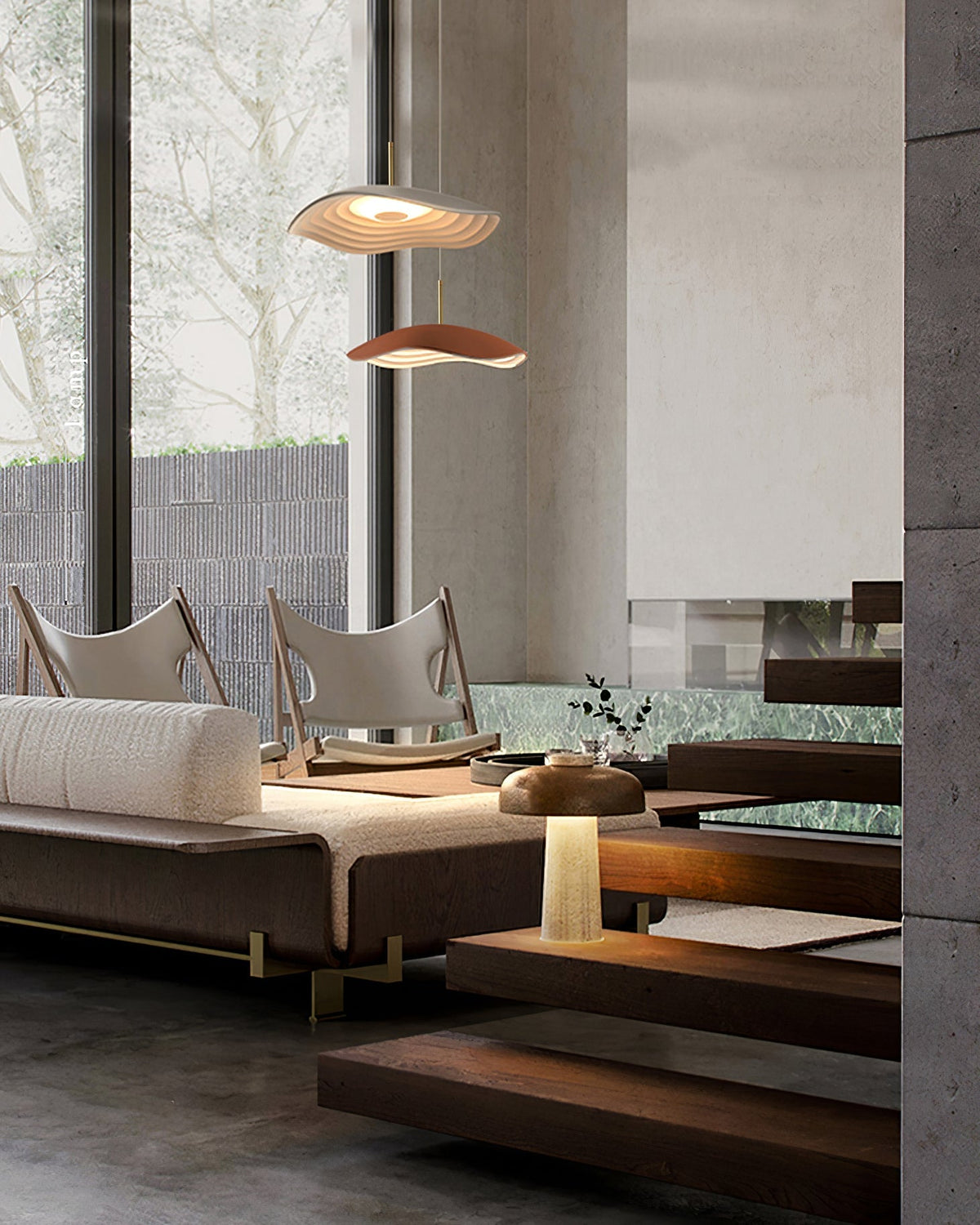 Sardenenora Resin Pendant Light-Moonnatur