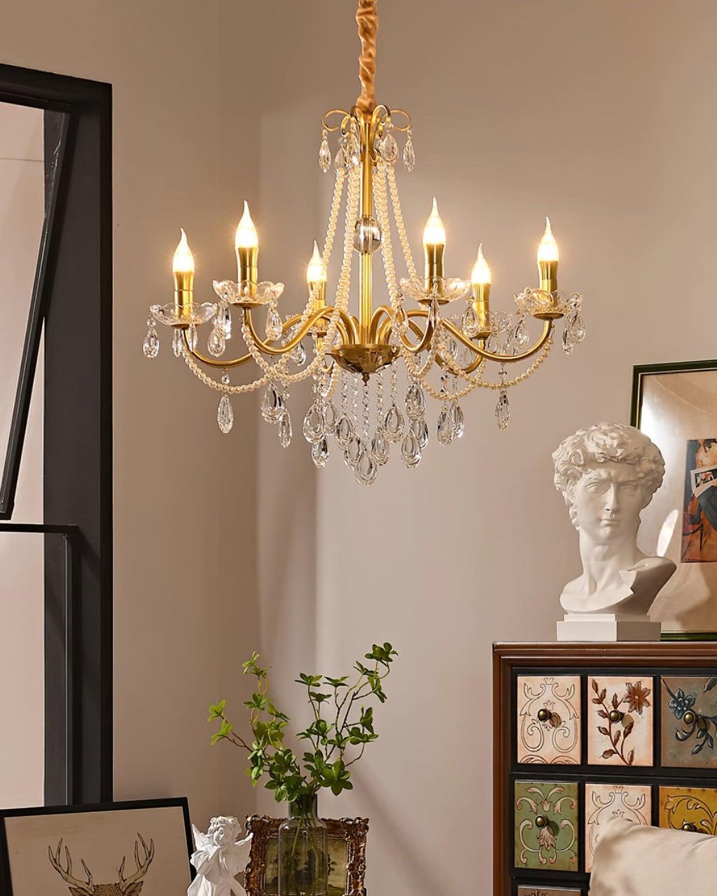 Savenvale Crystal Chandelier-Moonnatur