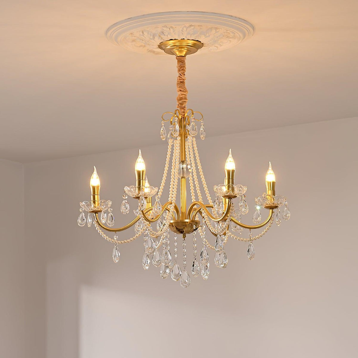 Savenvale Crystal Chandelier-Moonnatur