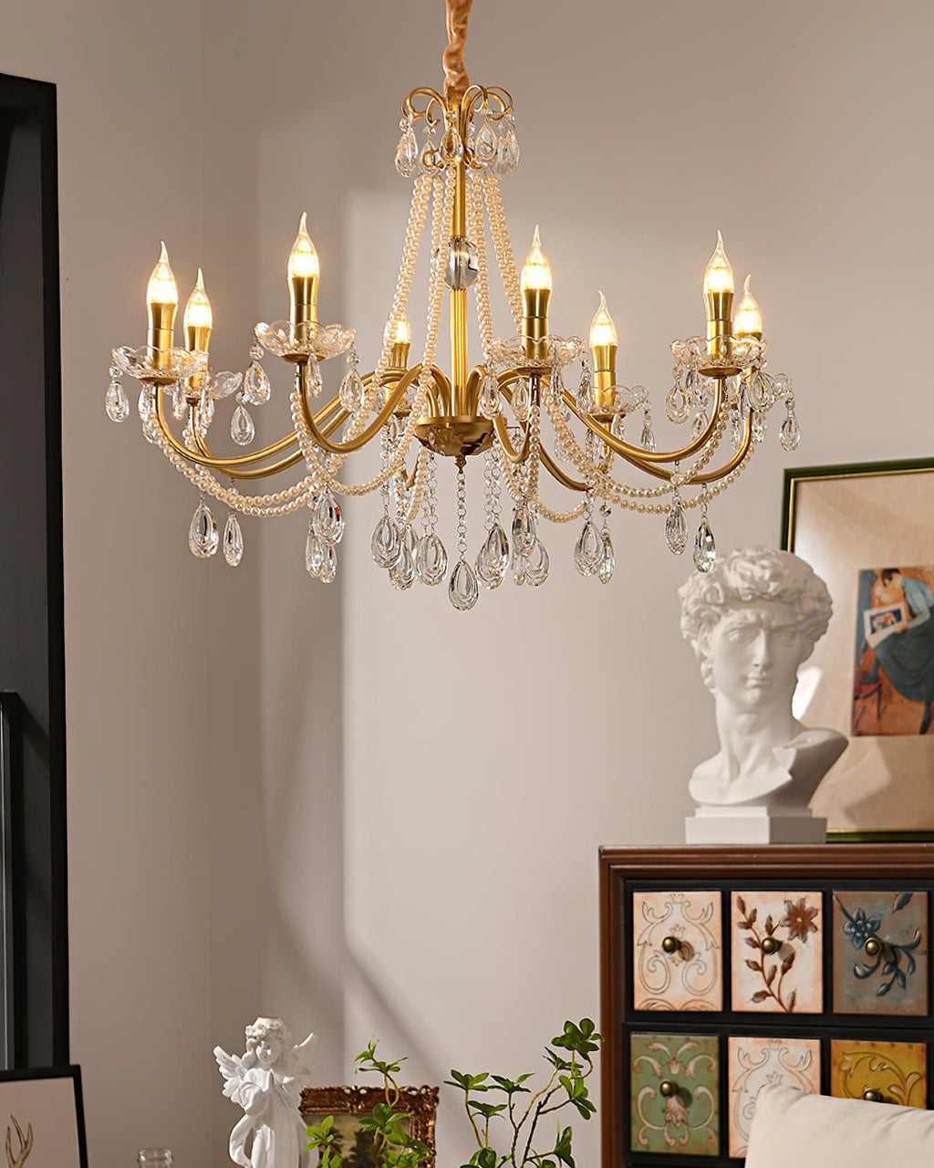 Savenvale Crystal Chandelier-Moonnatur