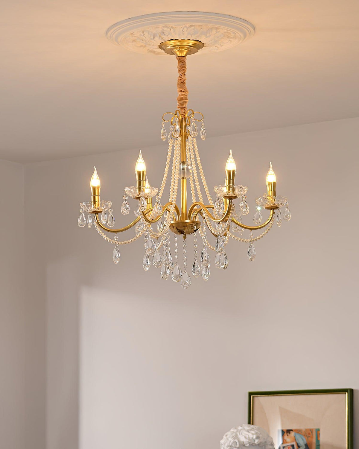 Savenvale Crystal Chandelier-Moonnatur