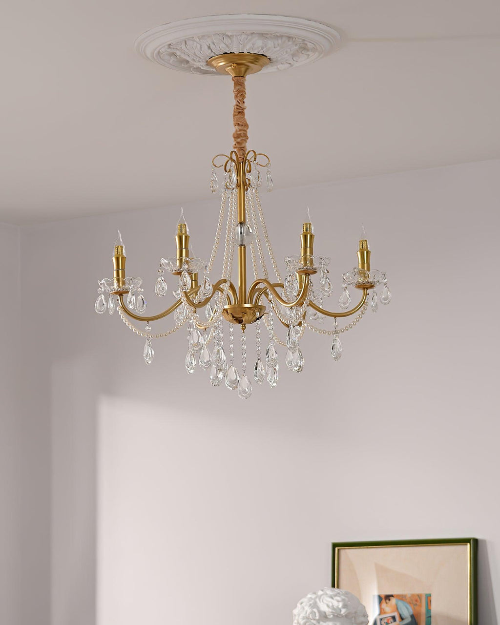 Savenvale Crystal Chandelier-Moonnatur