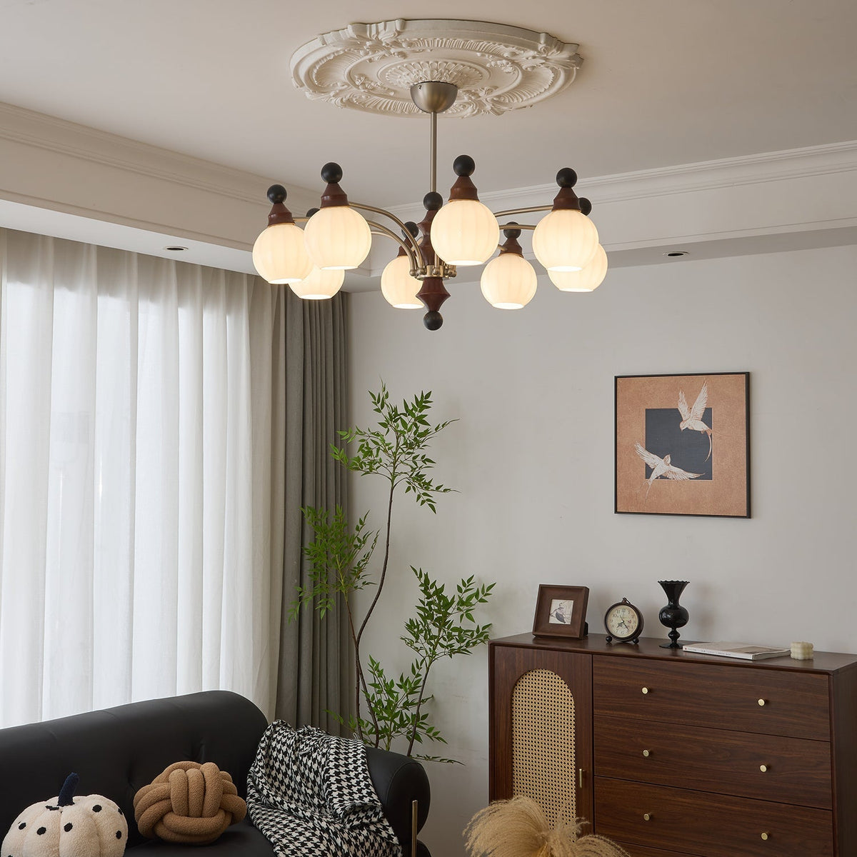 Floravenn Wood Chandelier-Moonnatur