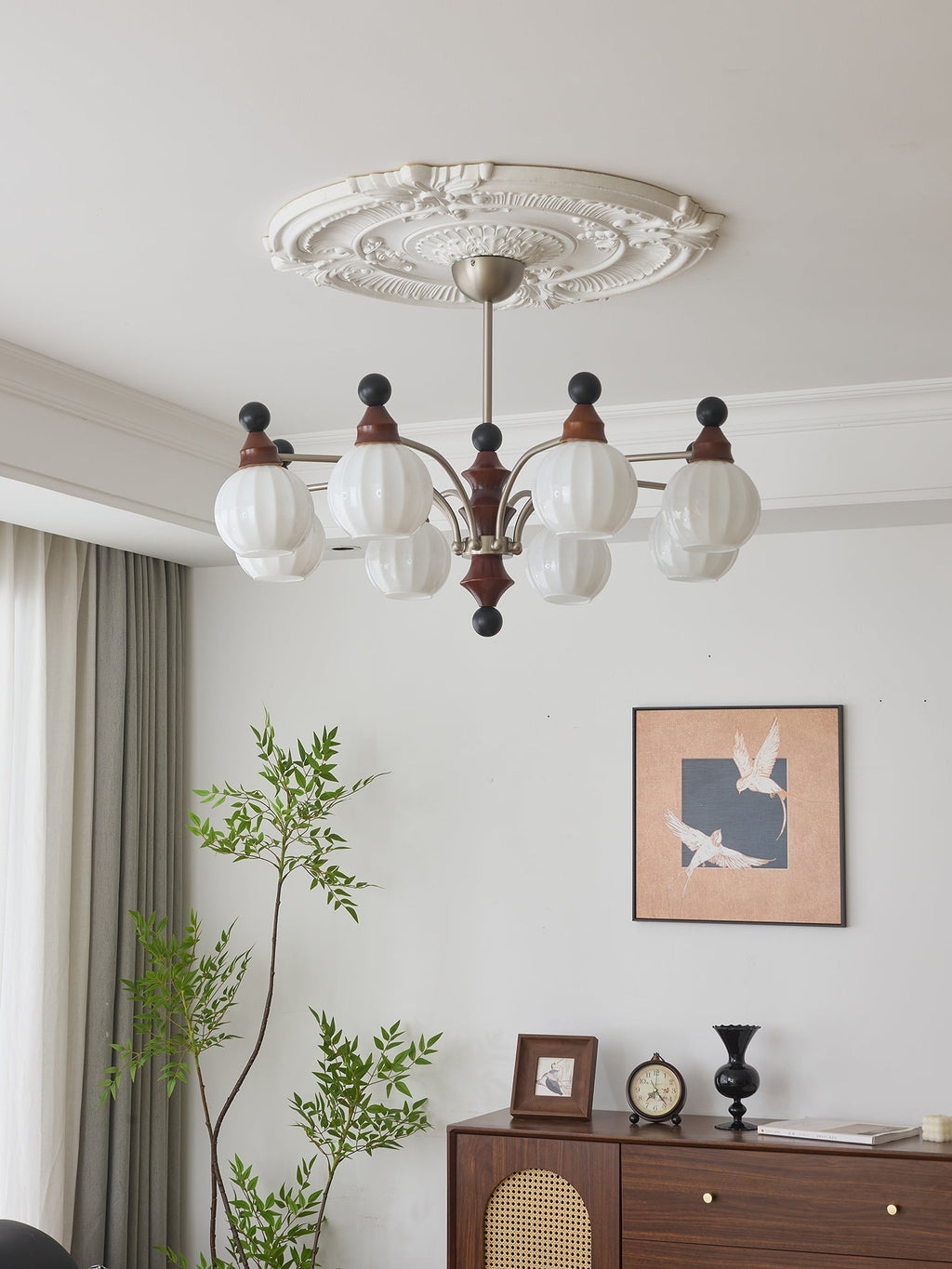 Floravenn Wood Chandelier-Moonnatur