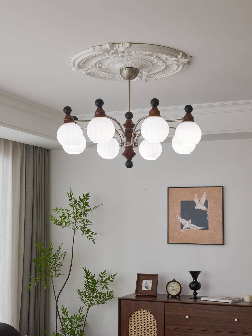Floravenn Wood Chandelier-Moonnatur