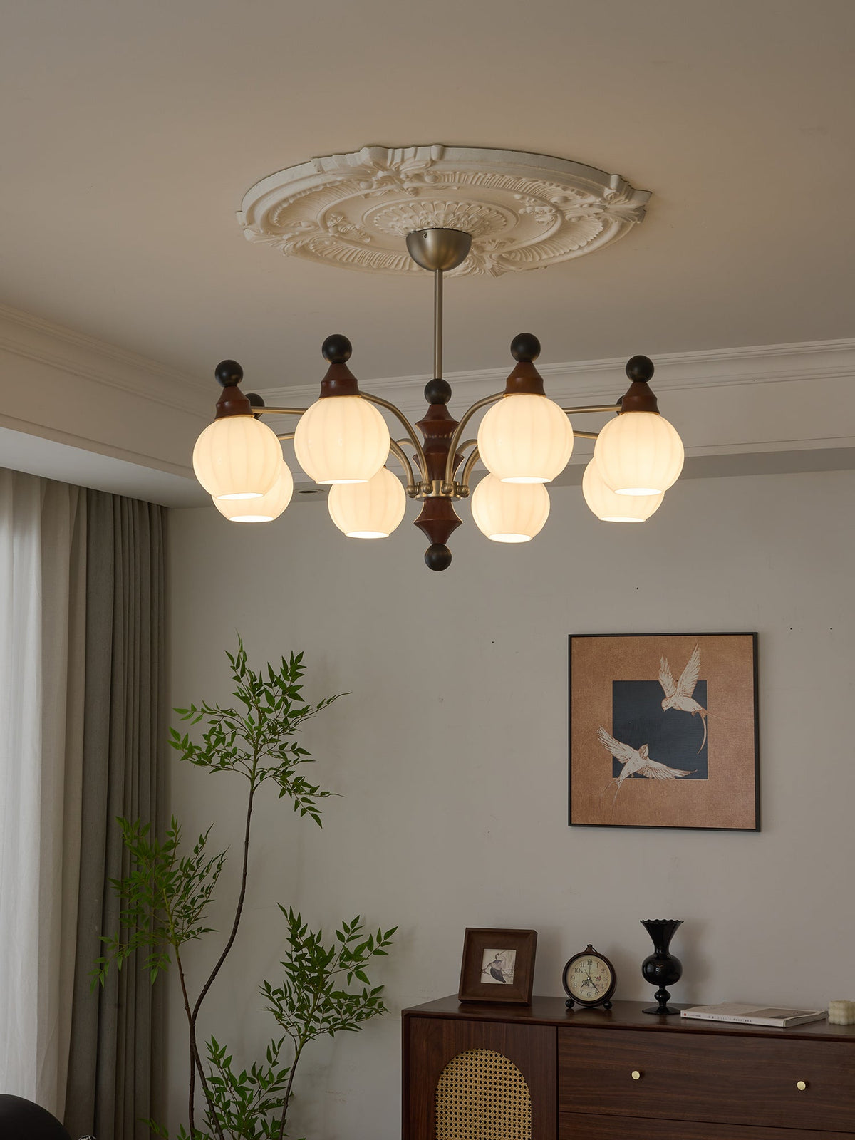 Floravenn Wood Chandelier-Moonnatur