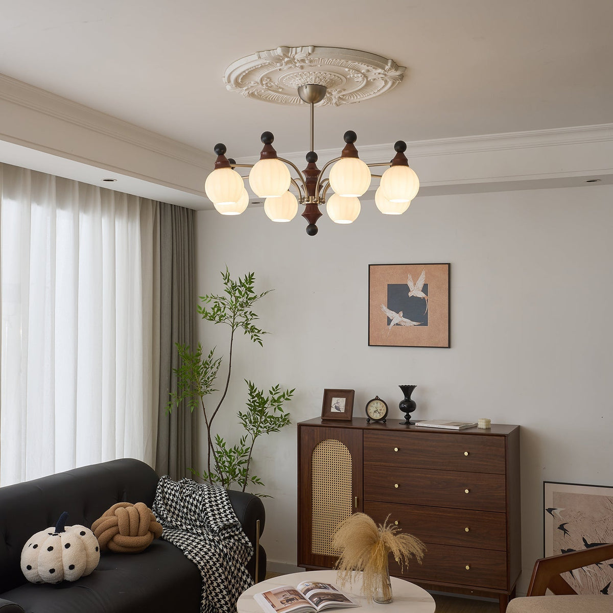 Floravenn Wood Chandelier-Moonnatur