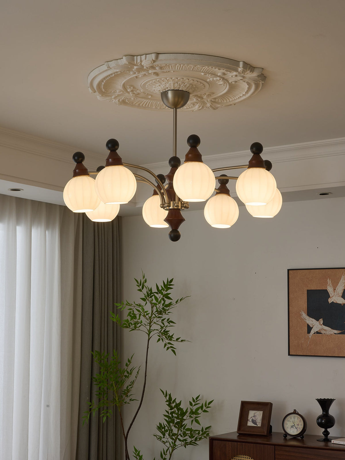 Floravenn Wood Chandelier-Moonnatur