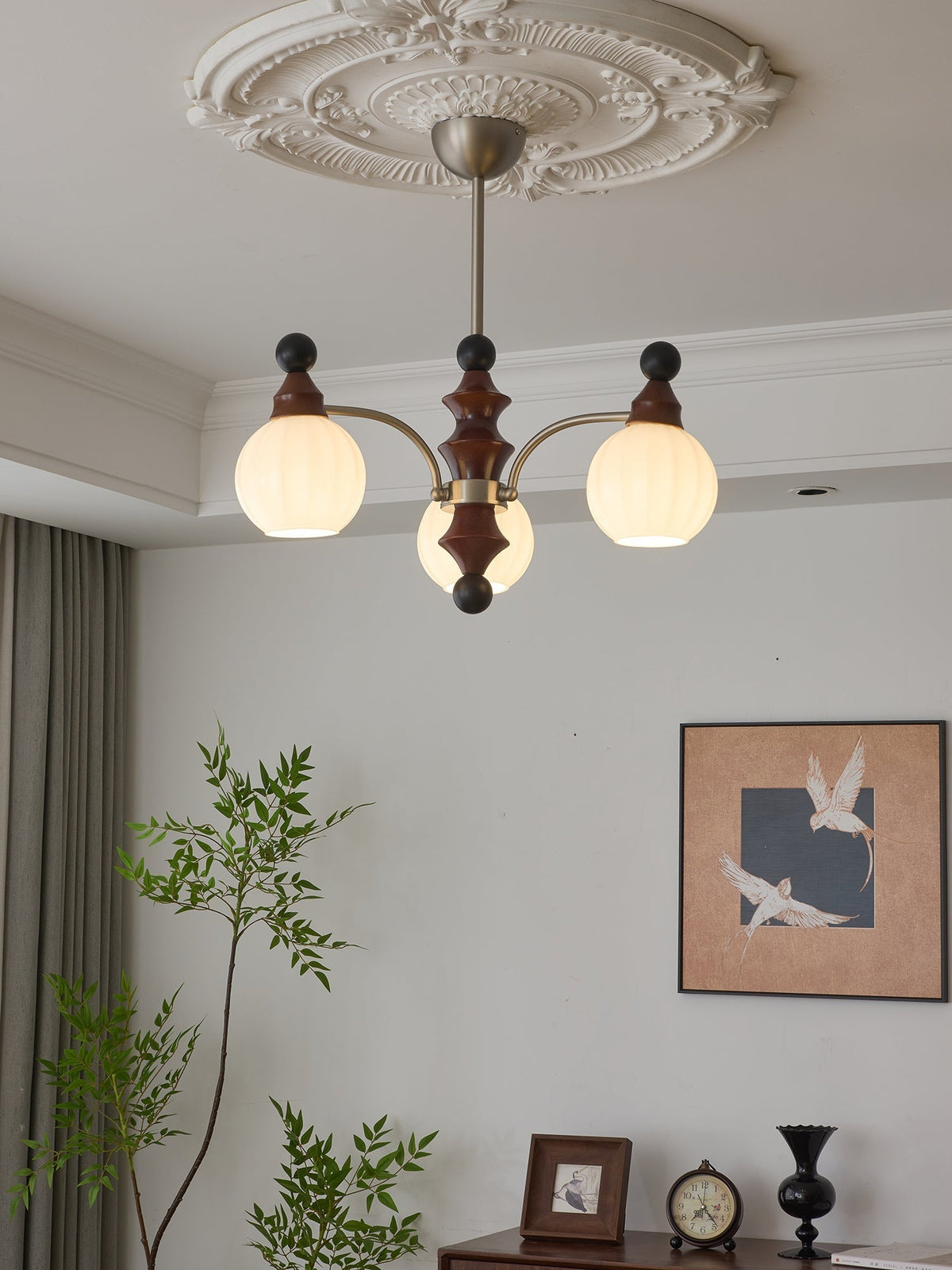 Floravenn Wood Chandelier-Moonnatur
