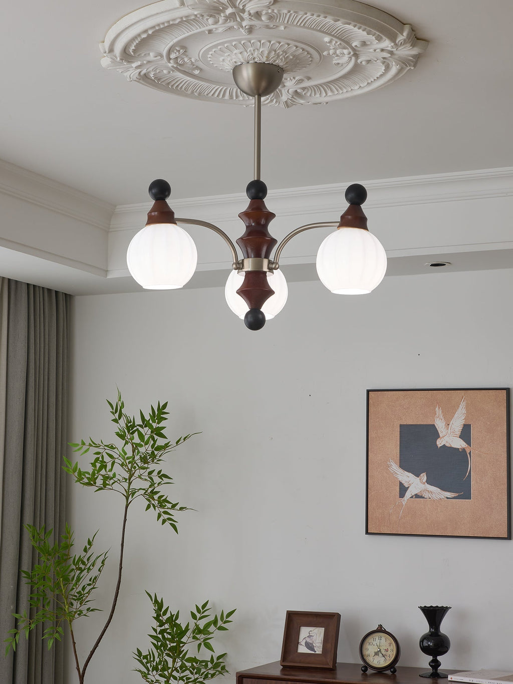 Floravenn Wood Chandelier-Moonnatur