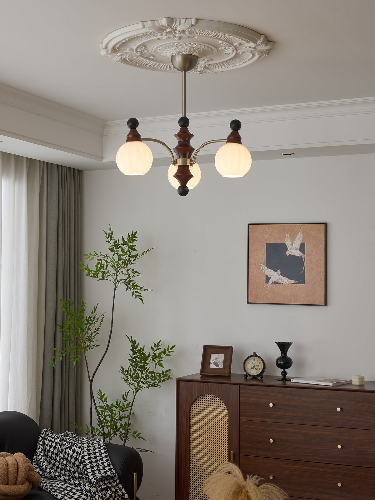Floravenn Wood Chandelier-Moonnatur