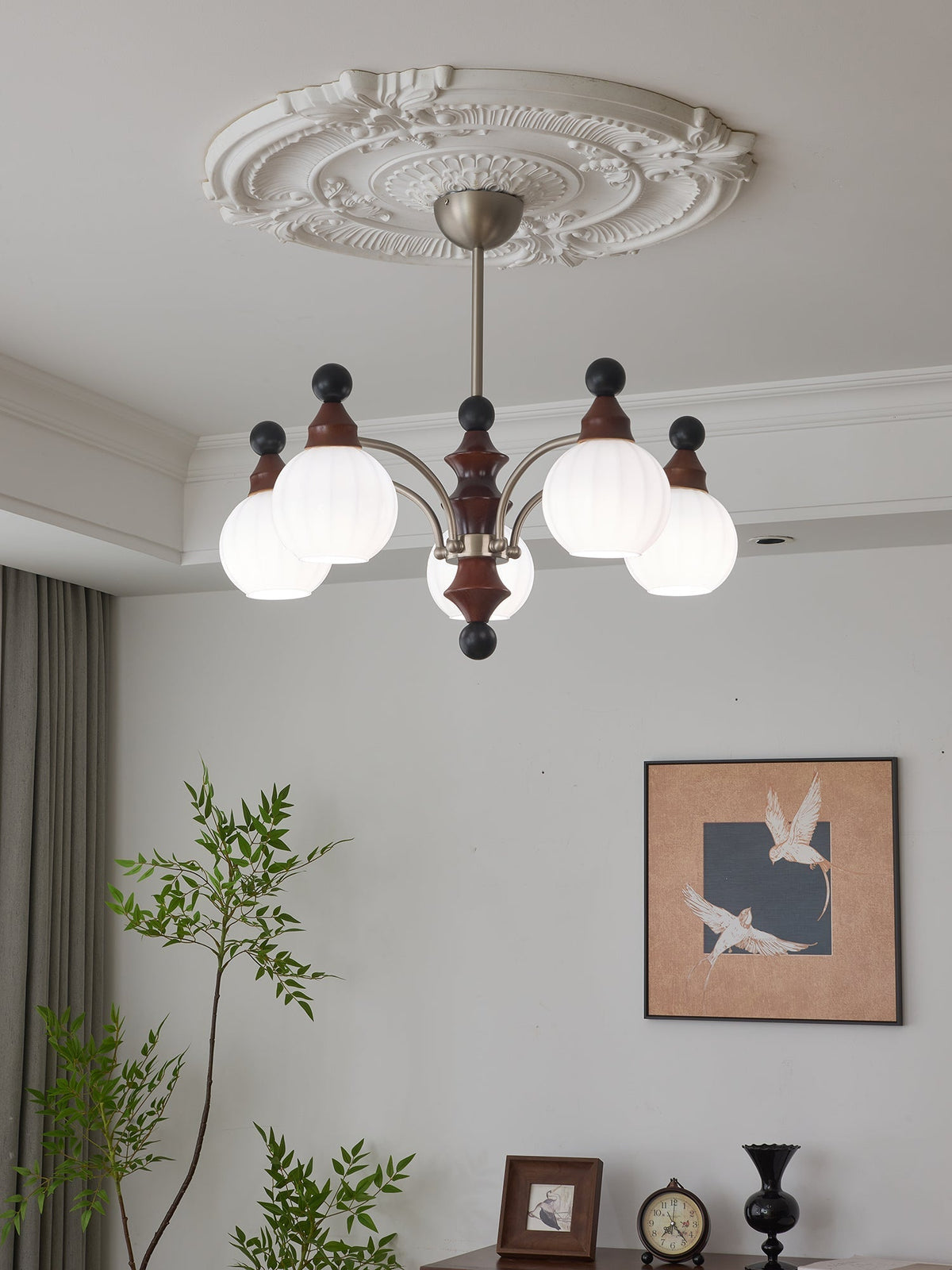 Floravenn Wood Chandelier-Moonnatur