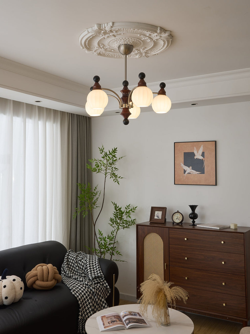 Floravenn Wood Chandelier-Moonnatur