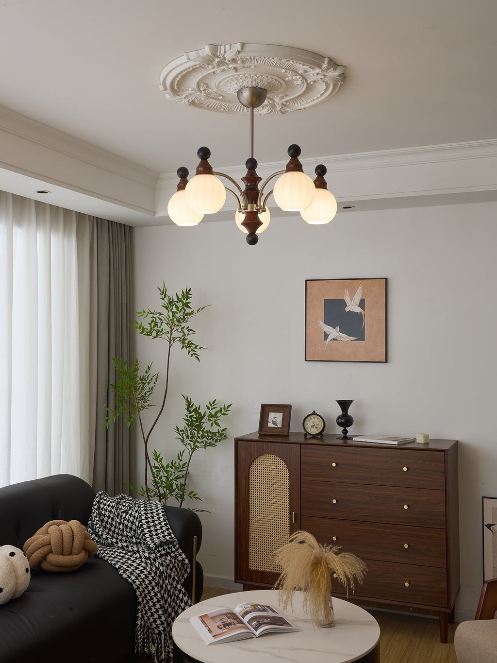 Floravenn Wood Chandelier-Moonnatur