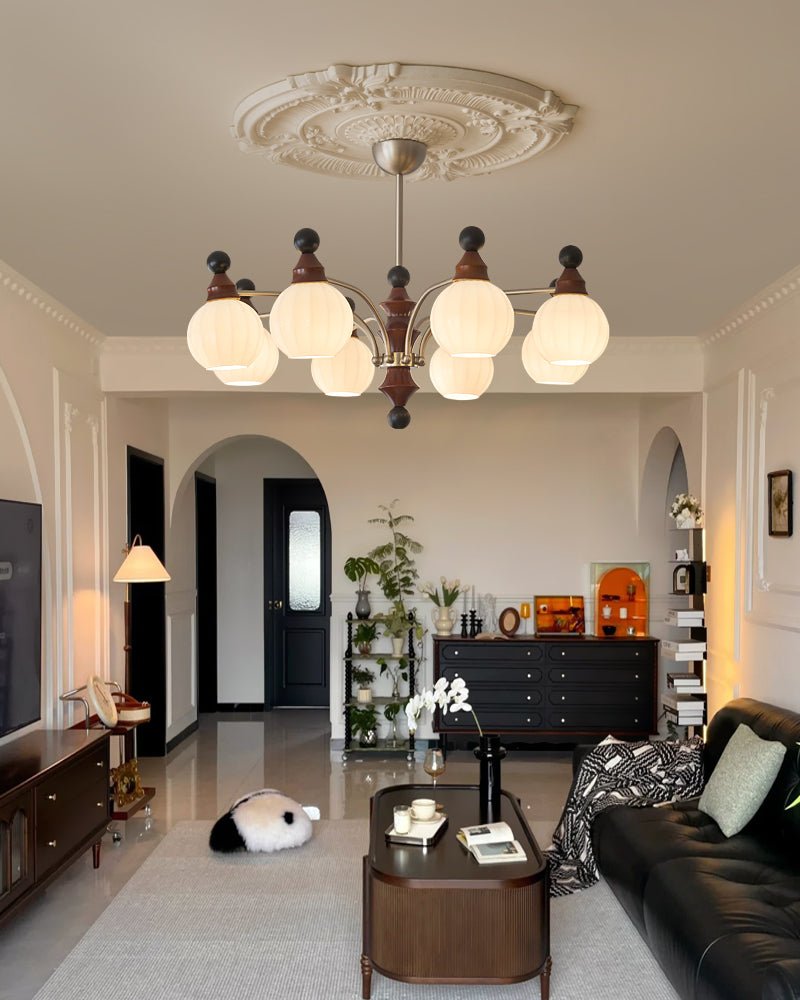 Floravenn Wood Chandelier-Moonnatur