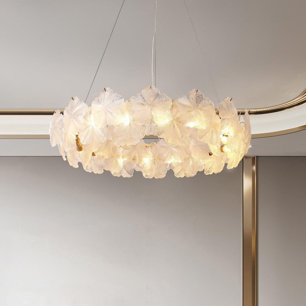 Fenrenwynne Glass Chandelier-Moonnatur