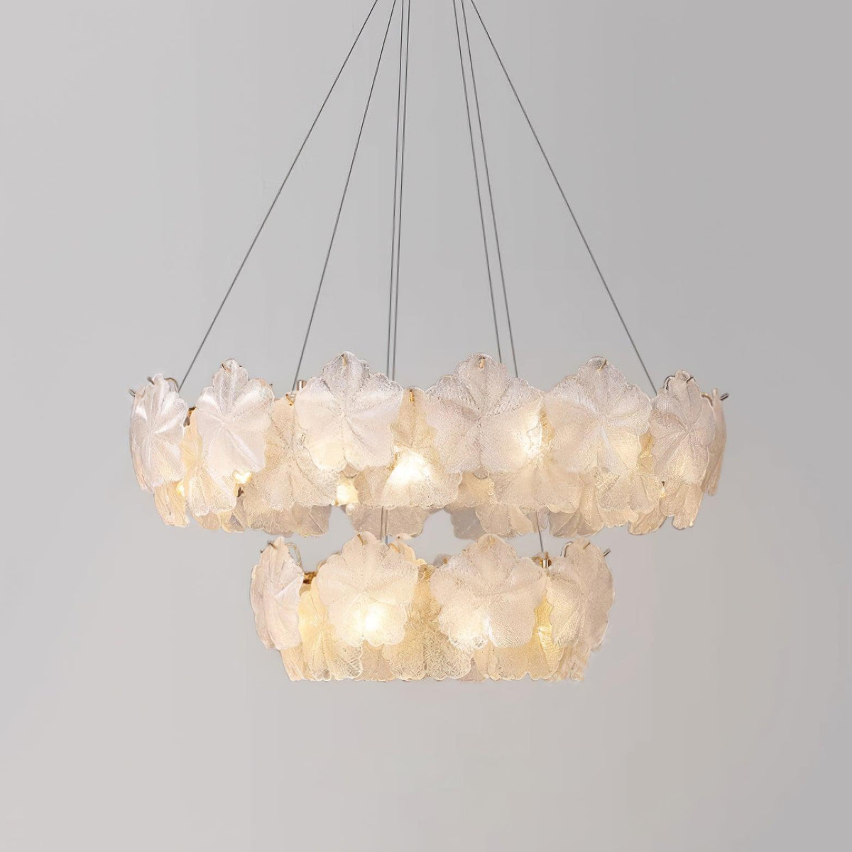 Fenrenwynne Glass Chandelier-Moonnatur