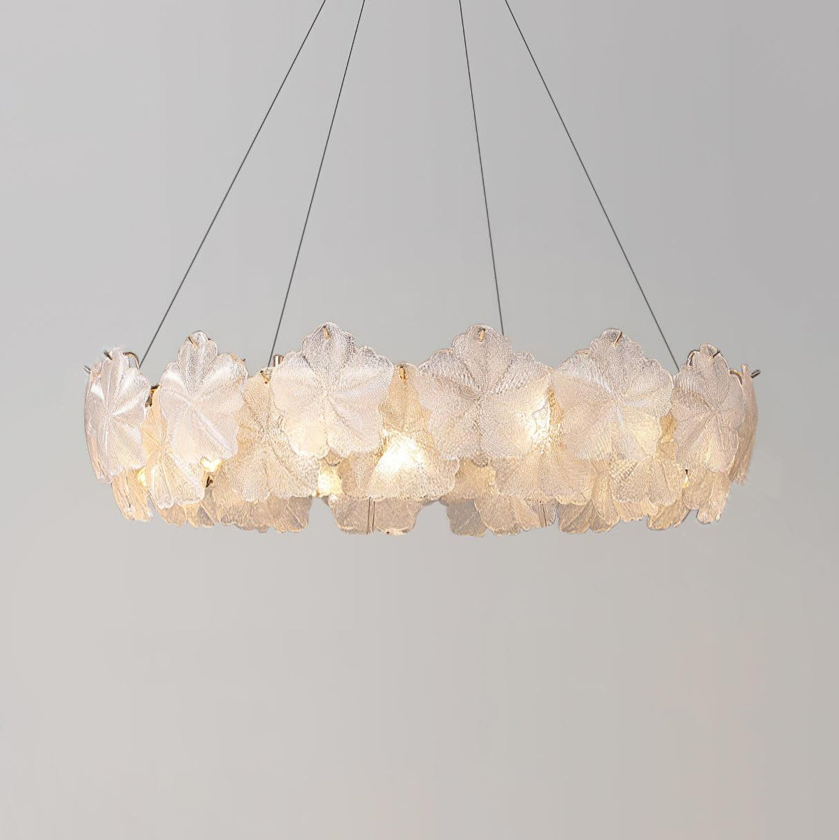 Fenrenwynne Glass Chandelier-Moonnatur