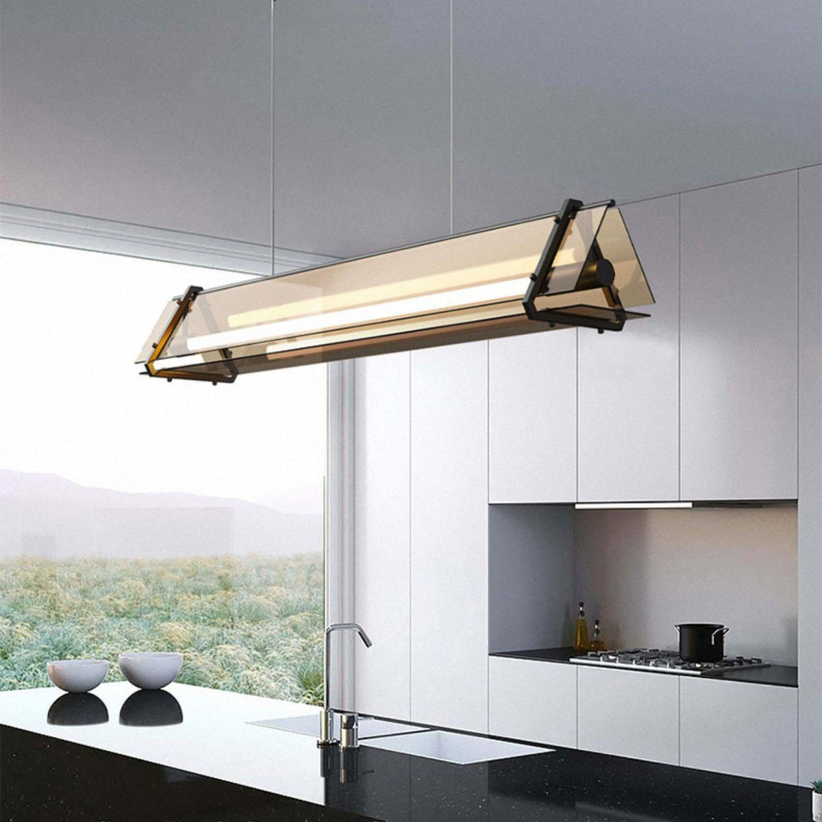 Yarrelina Glass Pendant Light-Moonnatur