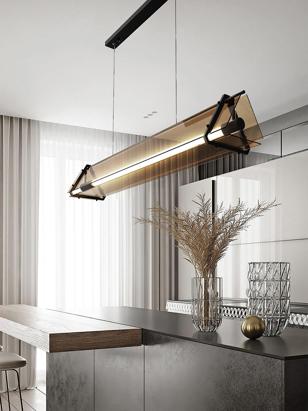Darrowlyn Glass Pendant Light-Moonnatur