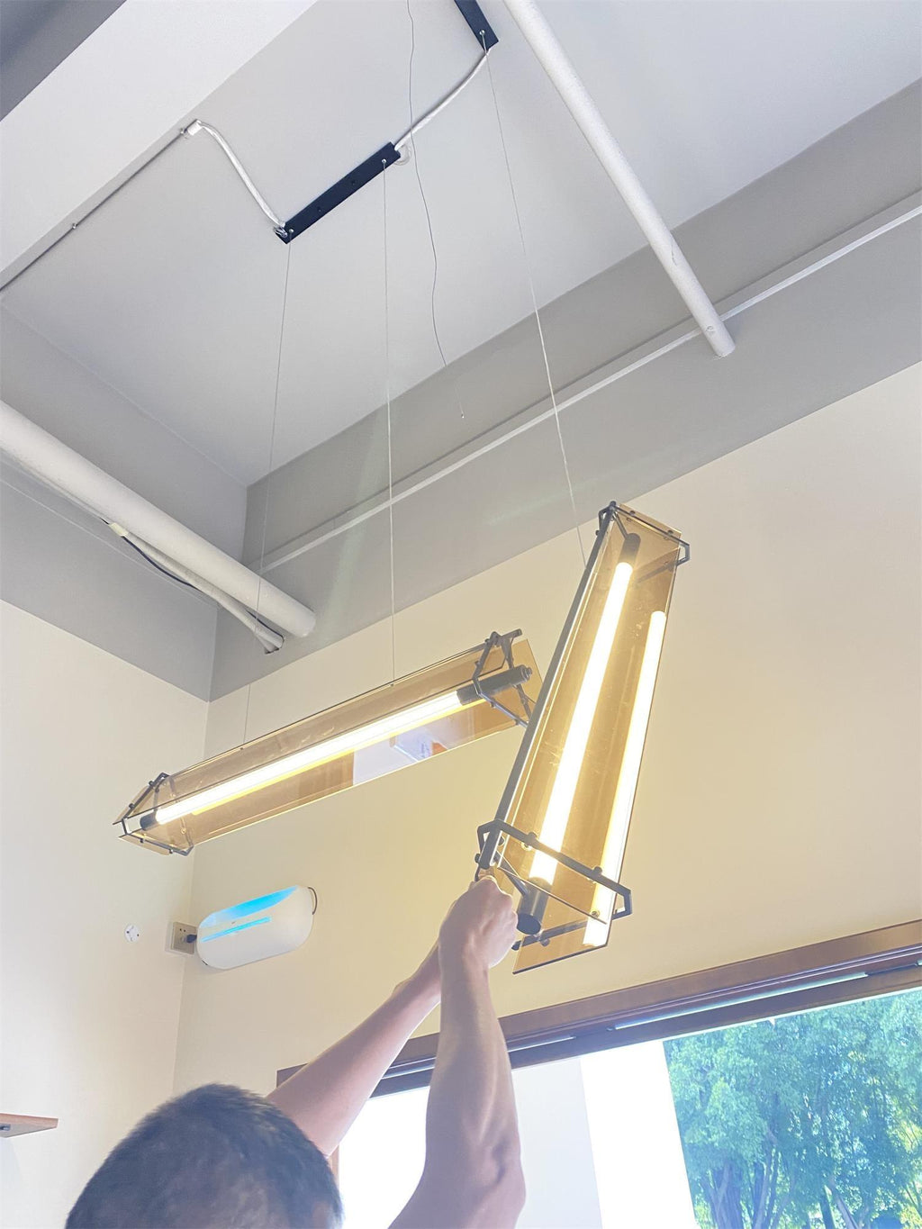 Darrowlyn Glass Pendant Light-Moonnatur
