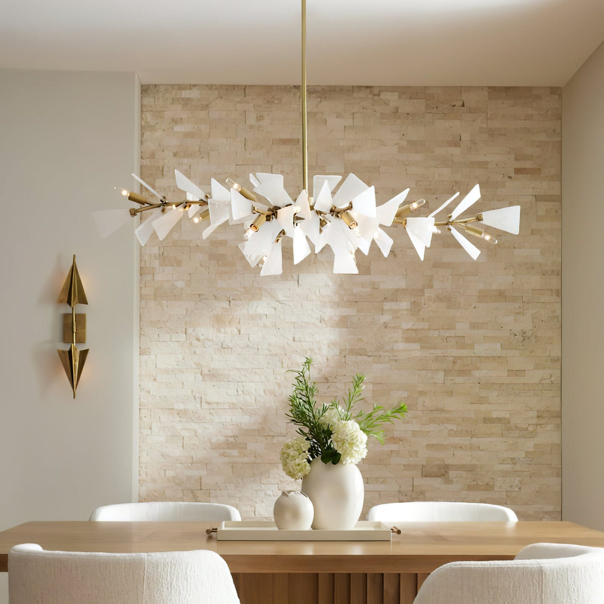 Zorrenholm Glass Chandelier-Moonnatur