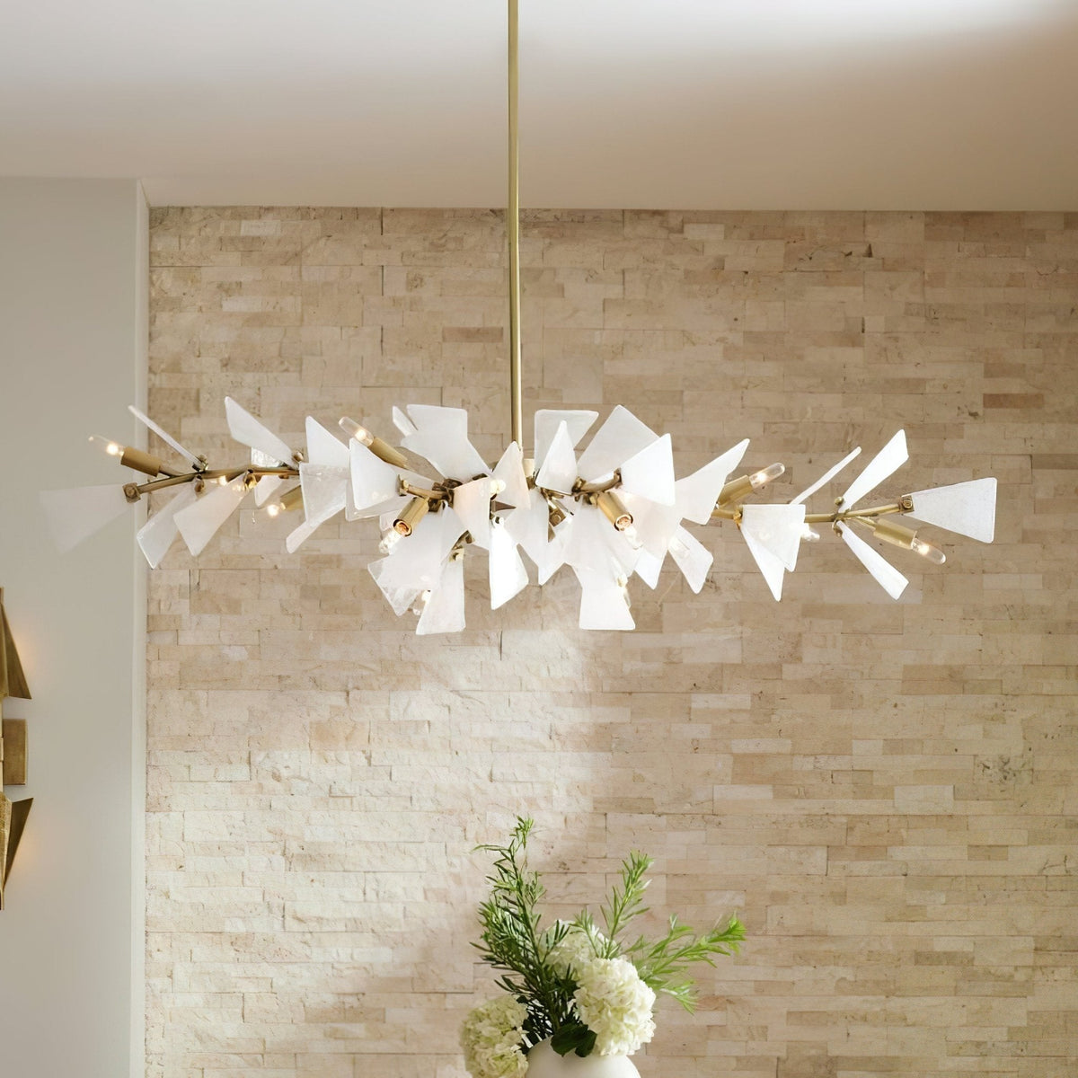 Zorrenholm Glass Chandelier-Moonnatur