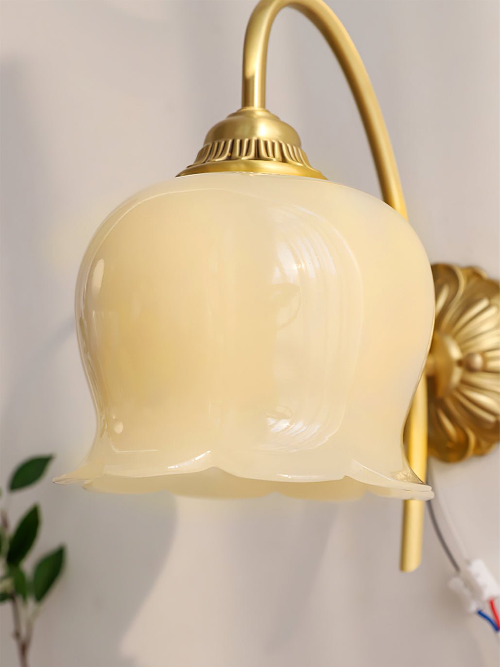 Lindenia Resin Wall Light-Moonnatur