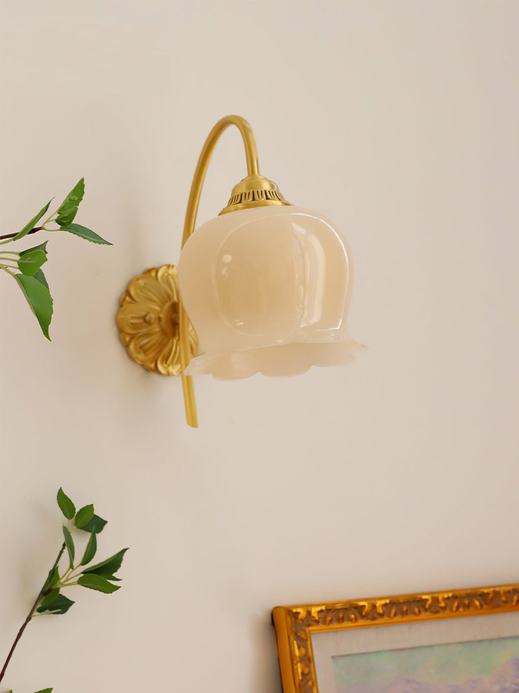 Lindenia Resin Wall Light-Moonnatur