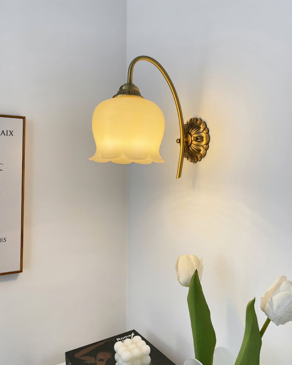Lindenia Resin Wall Light-Moonnatur