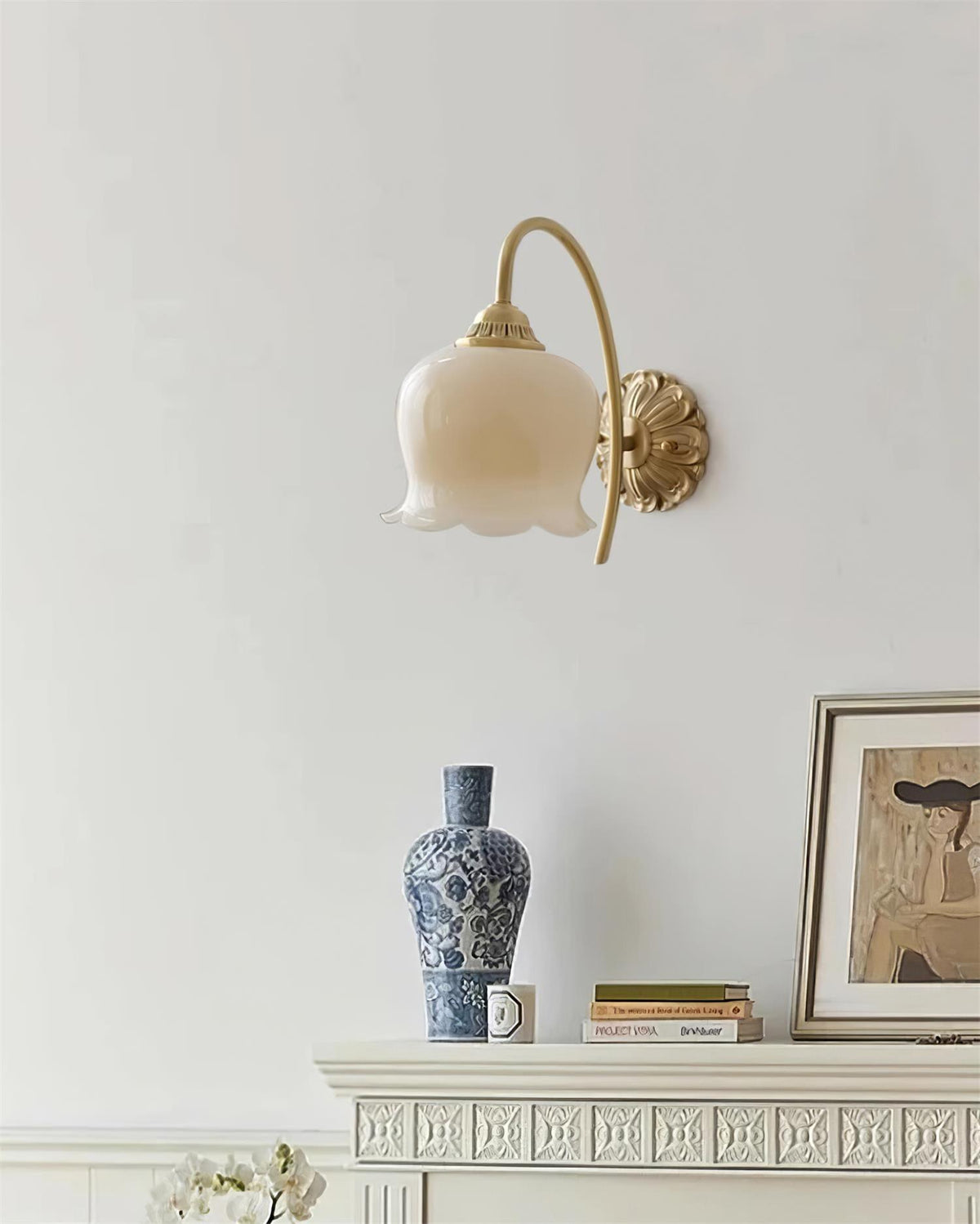 Lindenia Resin Wall Light-Moonnatur