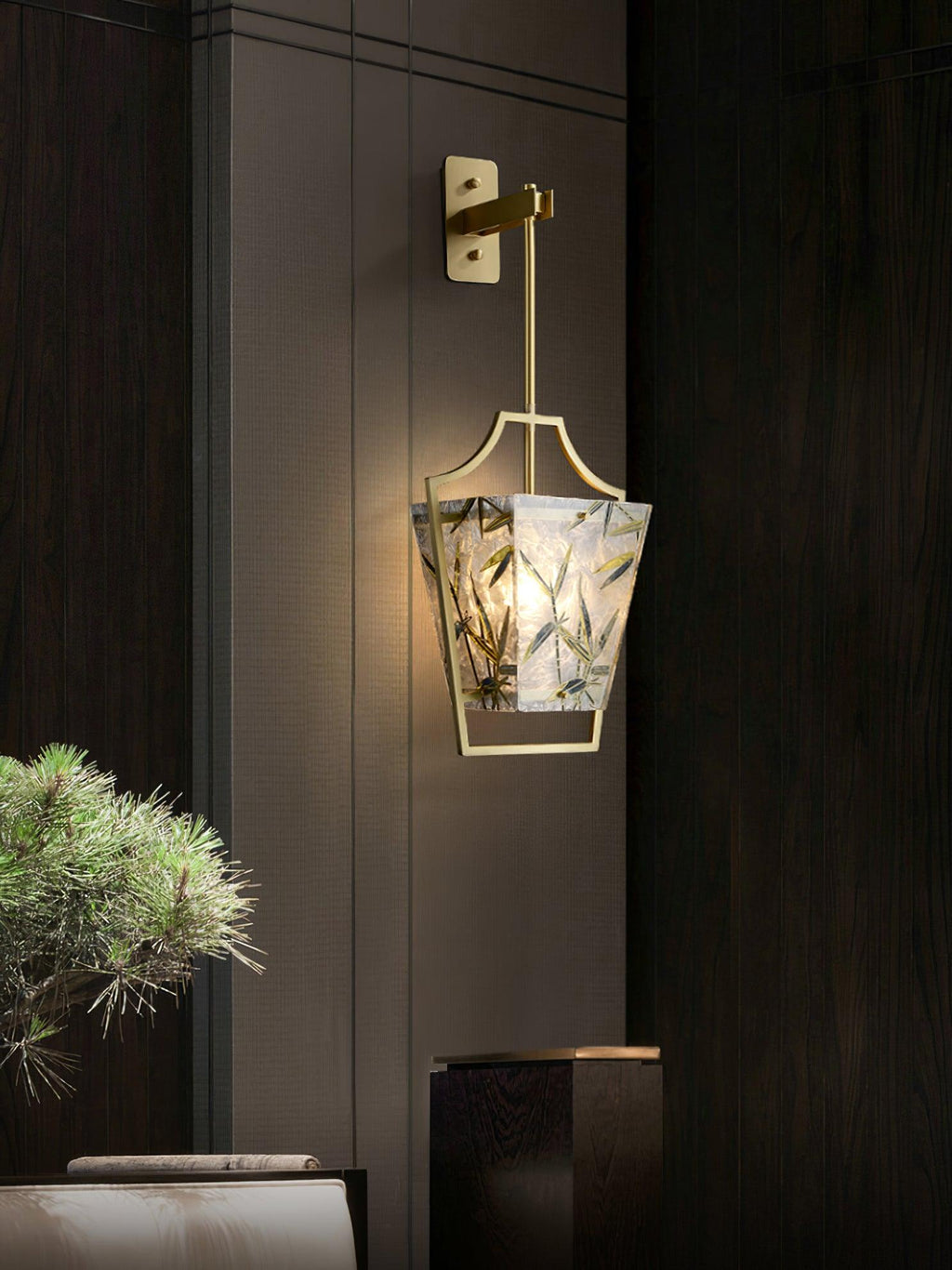 Cumberrose Stained Glass Ceiling Light-Moonnatur