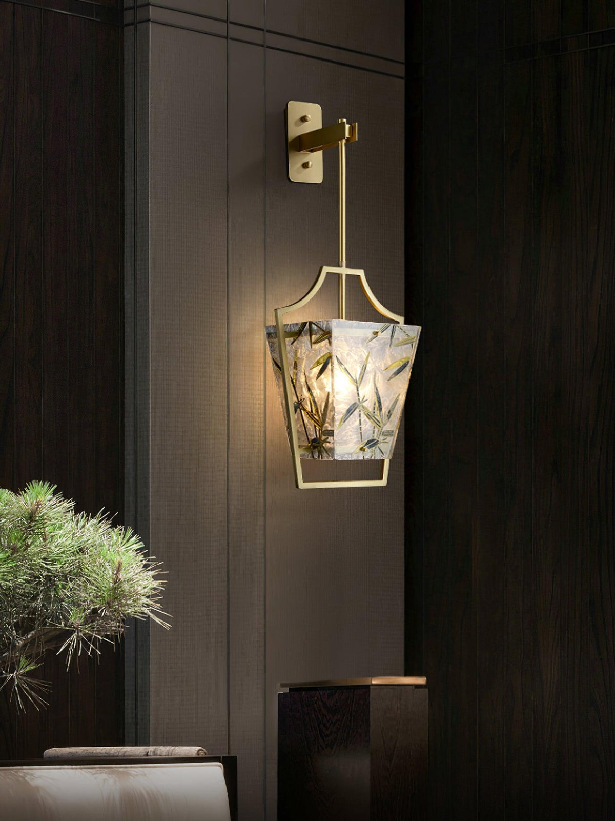 Cumberrose Stained Glass Ceiling Light-Moonnatur