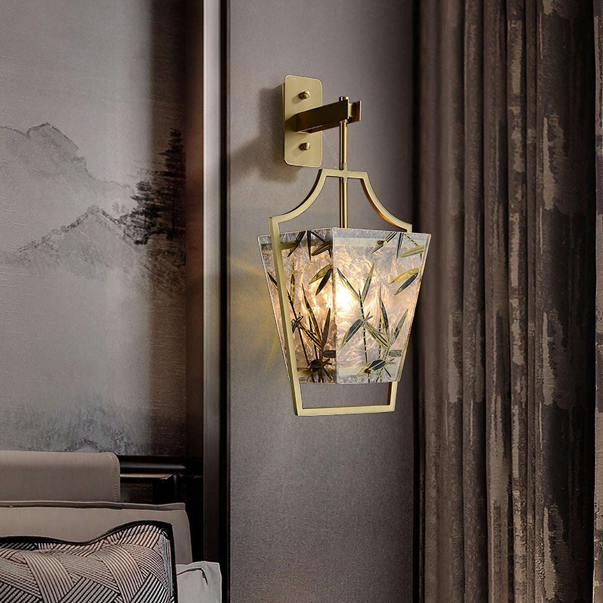 Cumberrose Stained Glass Ceiling Light-Moonnatur