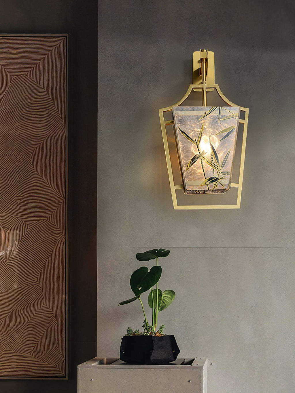 Cumberrose Stained Glass Ceiling Light-Moonnatur