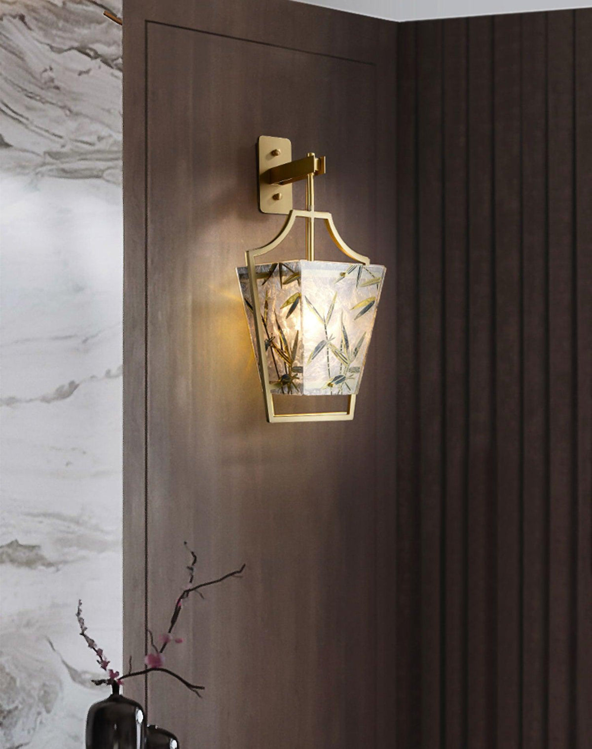 Cumberrose Stained Glass Ceiling Light-Moonnatur
