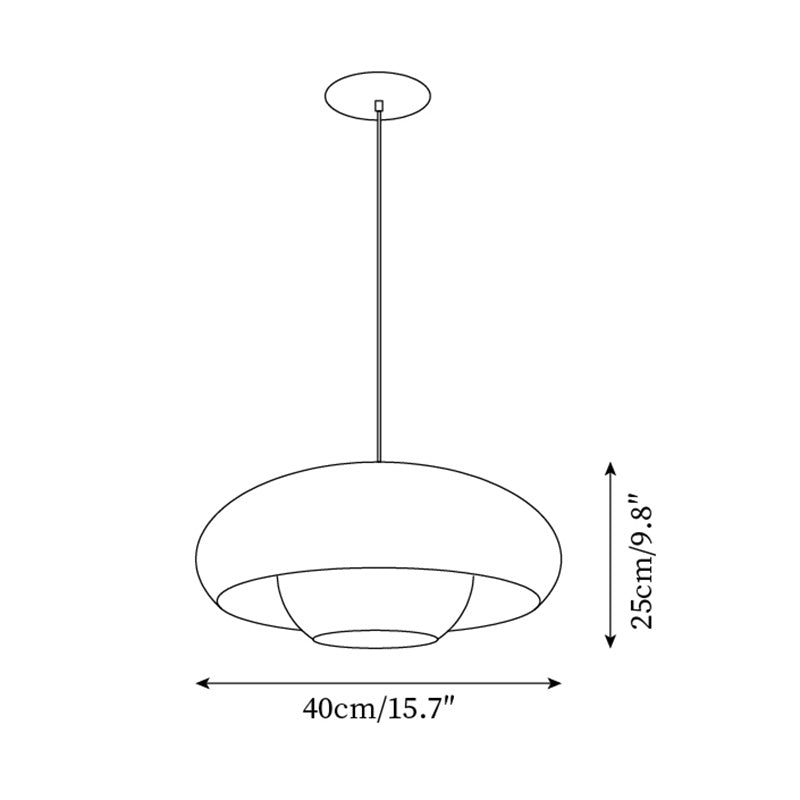 Lindelaria Metal Pendant Light-Moonnatur