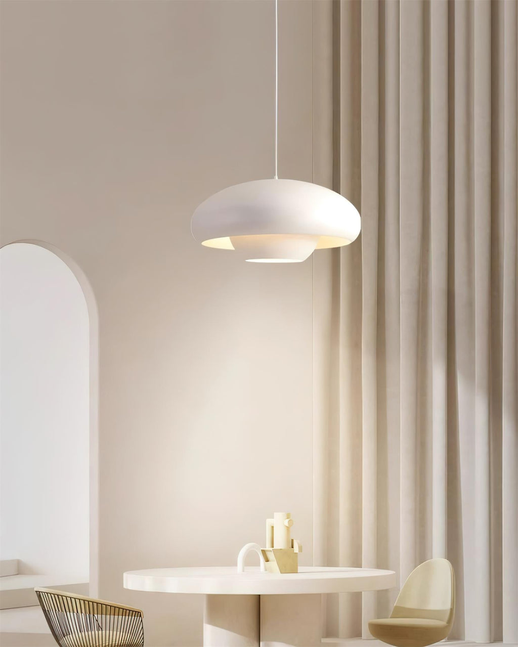 Lindelaria Metal Pendant Light-Moonnatur