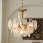 Whitenwynne Glass Chandelier-Moonnatur