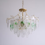 Whitenwynne Glass Chandelier-Moonnatur