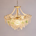 Whitenwynne Glass Chandelier-Moonnatur