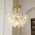 Whitenwynne Glass Chandelier-Moonnatur