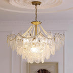 Whitenwynne Glass Chandelier-Moonnatur