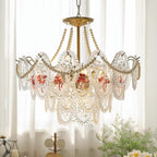 Whitenwynne Glass Chandelier-Moonnatur
