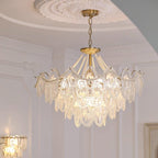 Whitenwynne Glass Chandelier-Moonnatur